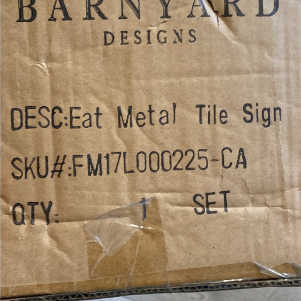 Rustic Brown Wall Decor Sign - Picture 5 of 6